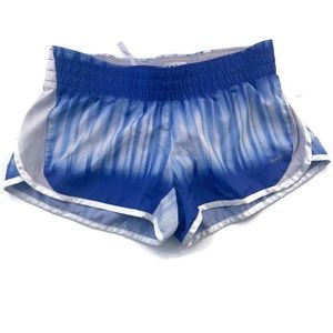 Nike Women’s Tempo Dri-Fit Lined Running Shorts Blue Tie Dye • Size Small